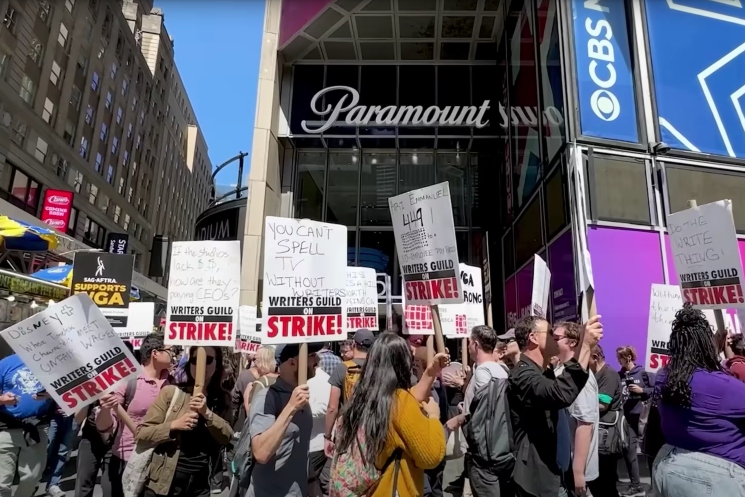 Double Trouble In Hollywood: Writers And Actors Strike Brings Industry To Halt Double Trouble In Hollywood: Writers And Actors Strike Brings Industry To Halt