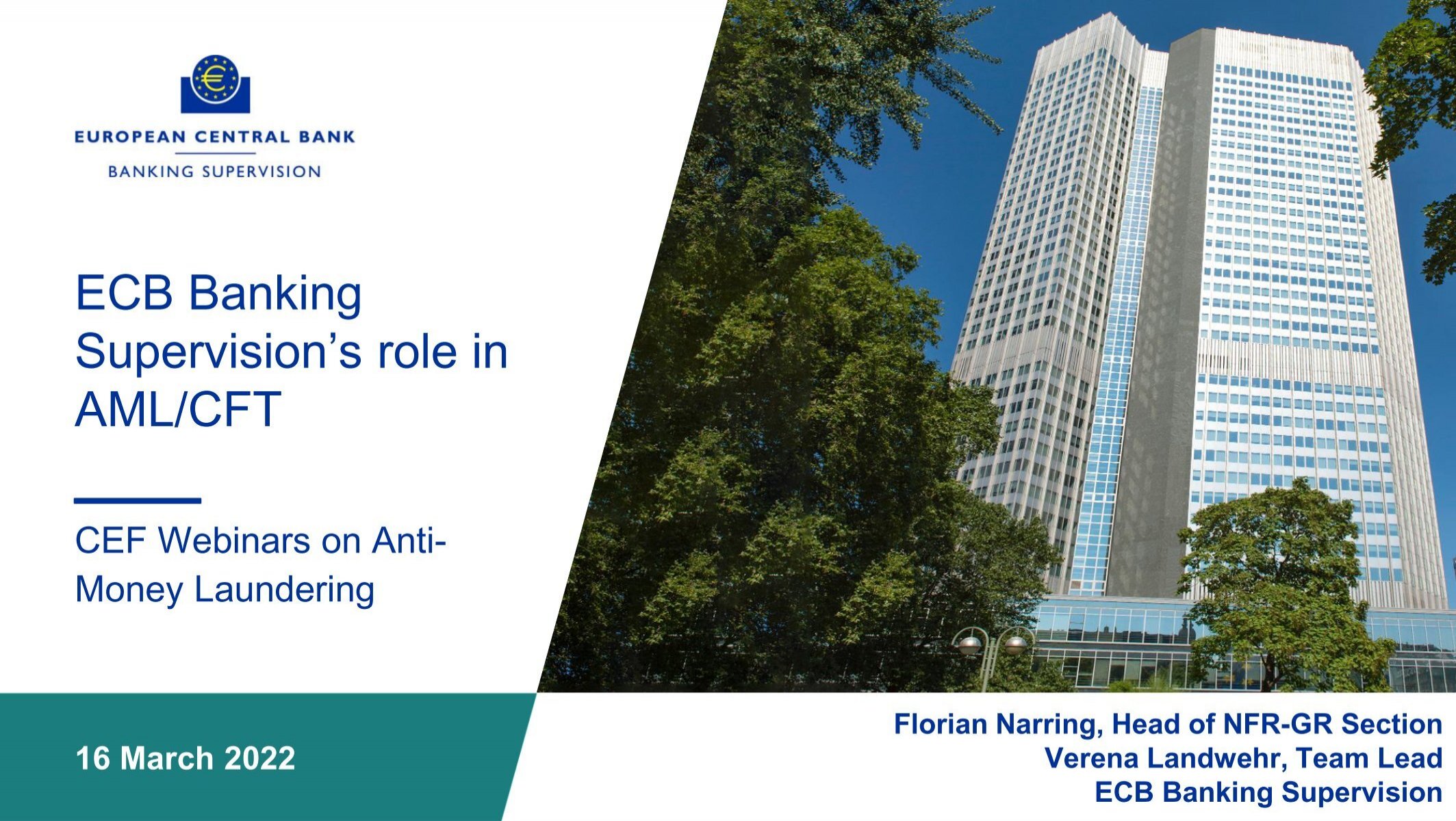 ECB Launches Task Force To Streamline Banking Rules ECB Launches Task Force To Streamline Banking Rules