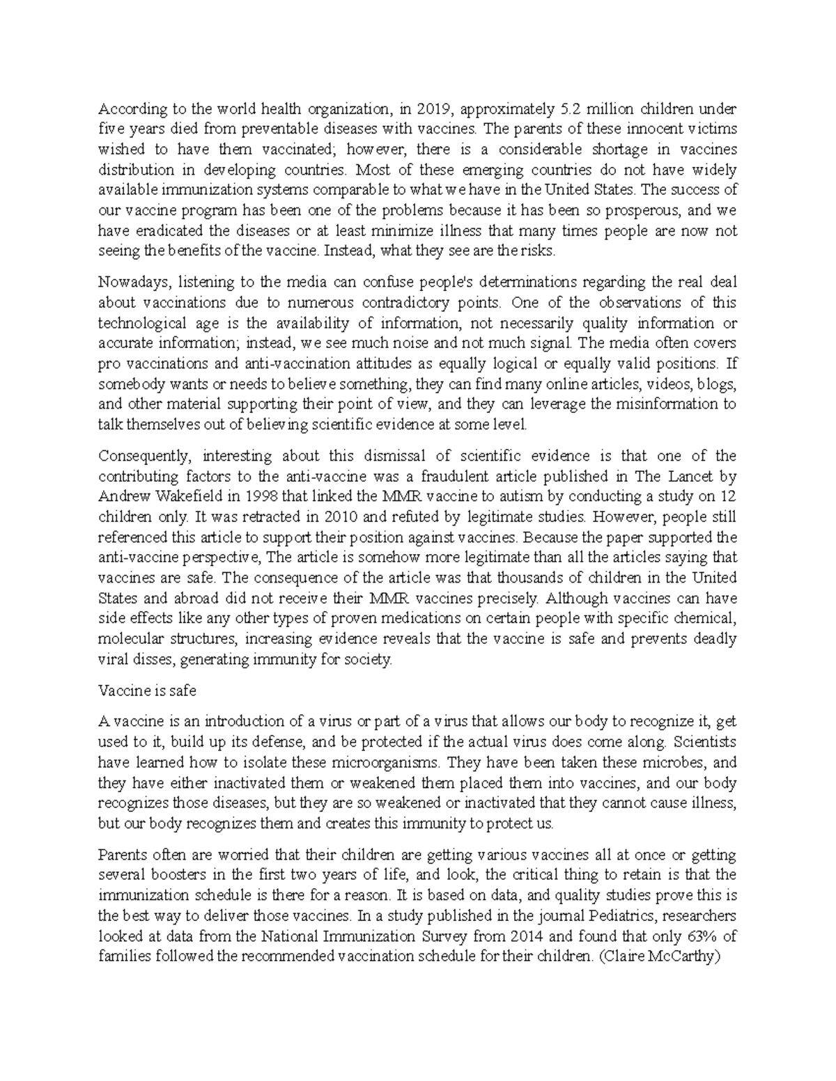 Examining The Public's Opinion On The CDC's Controversial Vaccine Study Hire Examining The Public's Opinion On The CDC's Controversial Vaccine Study Hire
