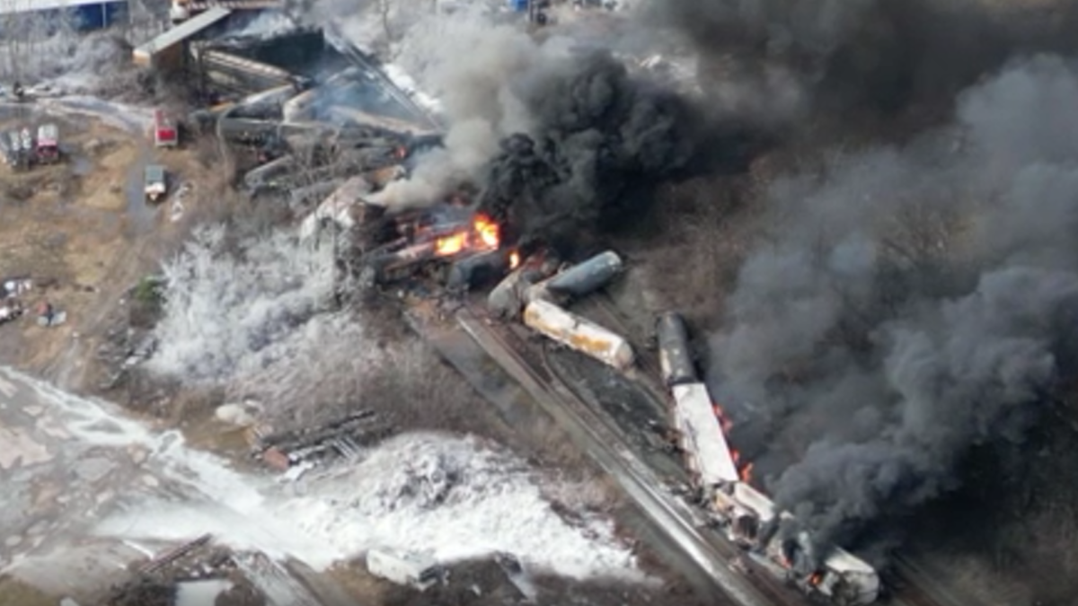 Months After Ohio Train Derailment, Toxic Chemical Contamination Persists In Buildings Months After Ohio Train Derailment, Toxic Chemical Contamination Persists In Buildings