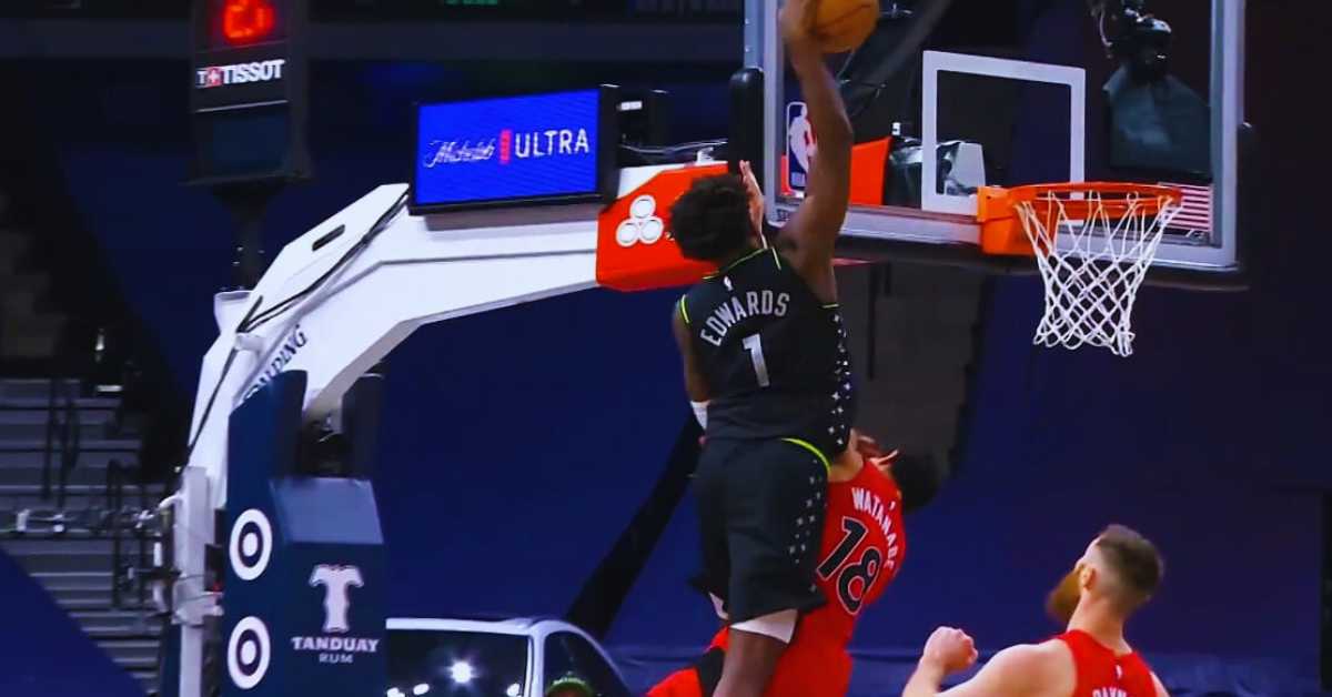 NBA Fines Anthony Edwards $50,000 For Vulgar Response To Fan NBA Fines Anthony Edwards $50,000 For Vulgar Response To Fan